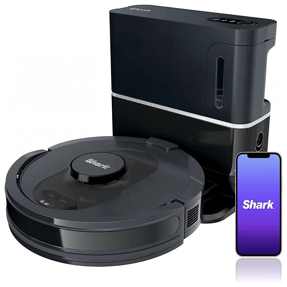 Aspirador Robô com Base de Recarga e Auto Limpeza Compatível com Alexa, Shark AV2501S 110V