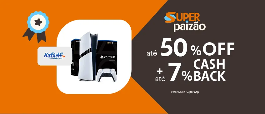 KABUM com até 7% de cashback