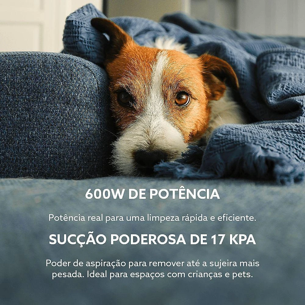 Aspirador de pó vertical 2 em 1 oster stick hepa vermelho 600w 110v