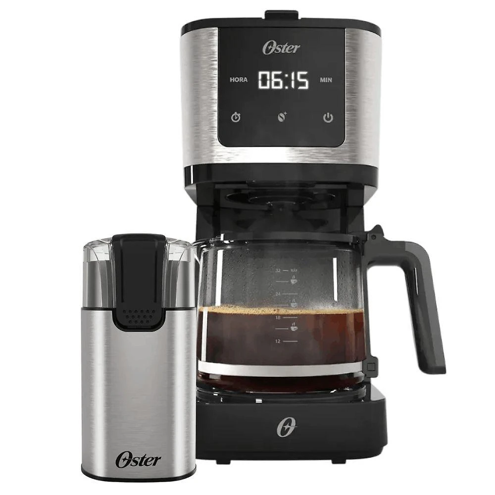Kit Cafeteira Programável 1,5L E Moedor De Café Oster - 110V