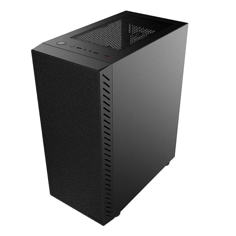 Gabinete Gamer Bolter Black Vulcan - Lateral Em Vidro -...