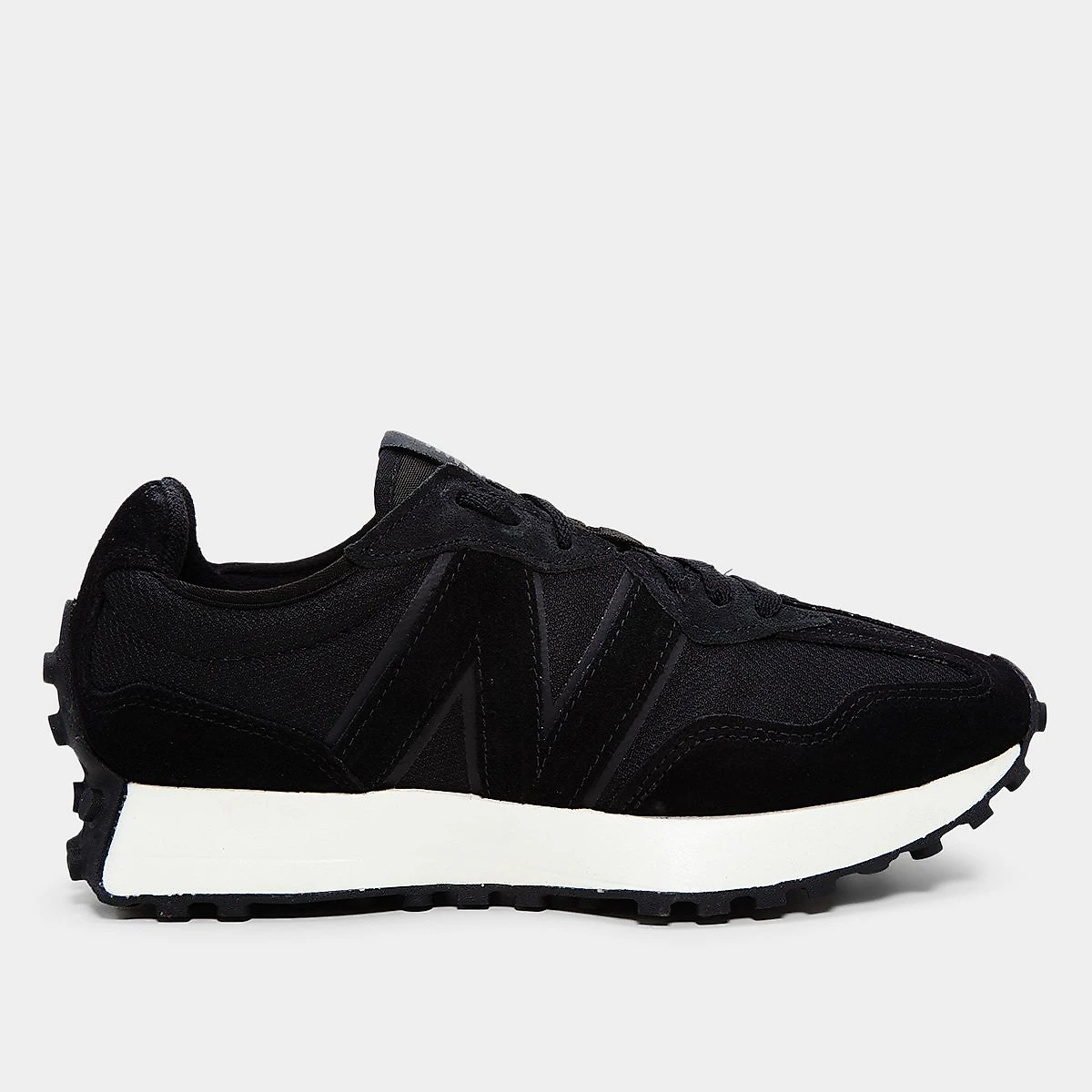 Tênis New Balance 327 V1 Preto+Chumbo - 34 | Shopping do Inter