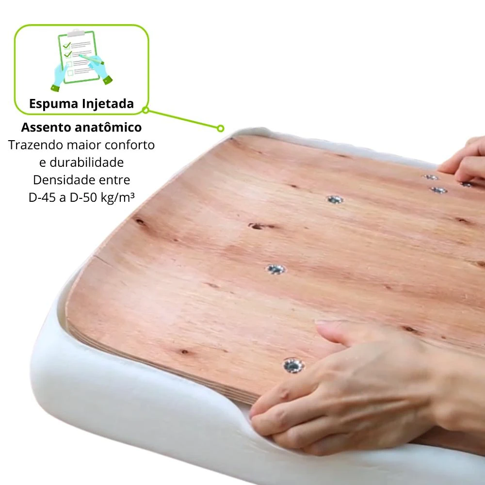Cadeira Escritório Presidente NR17 Ergonômica Tela Mesh Sigma Cadeira Ergonômica de Escritório Sigma High Cinza