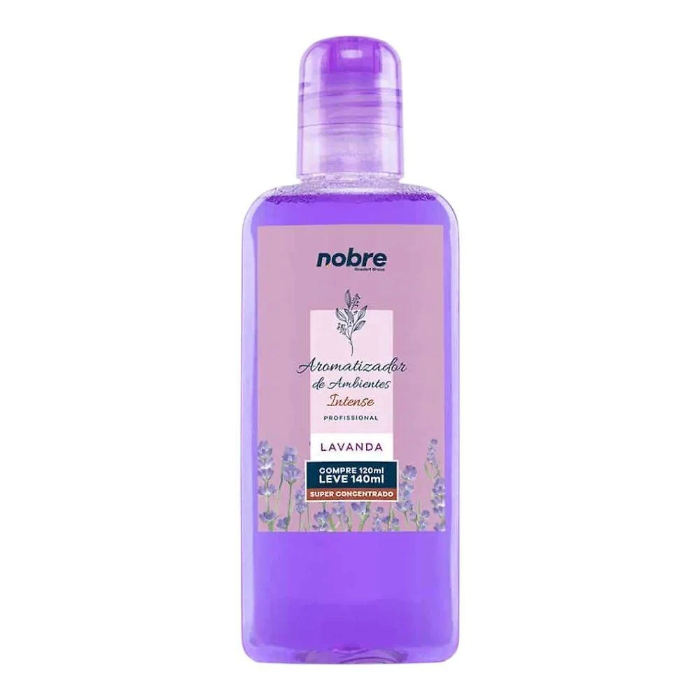 Aromatizante De Ambiente 140ml Nobre - Lavanda Super Concentrado, Perfume Duradouro