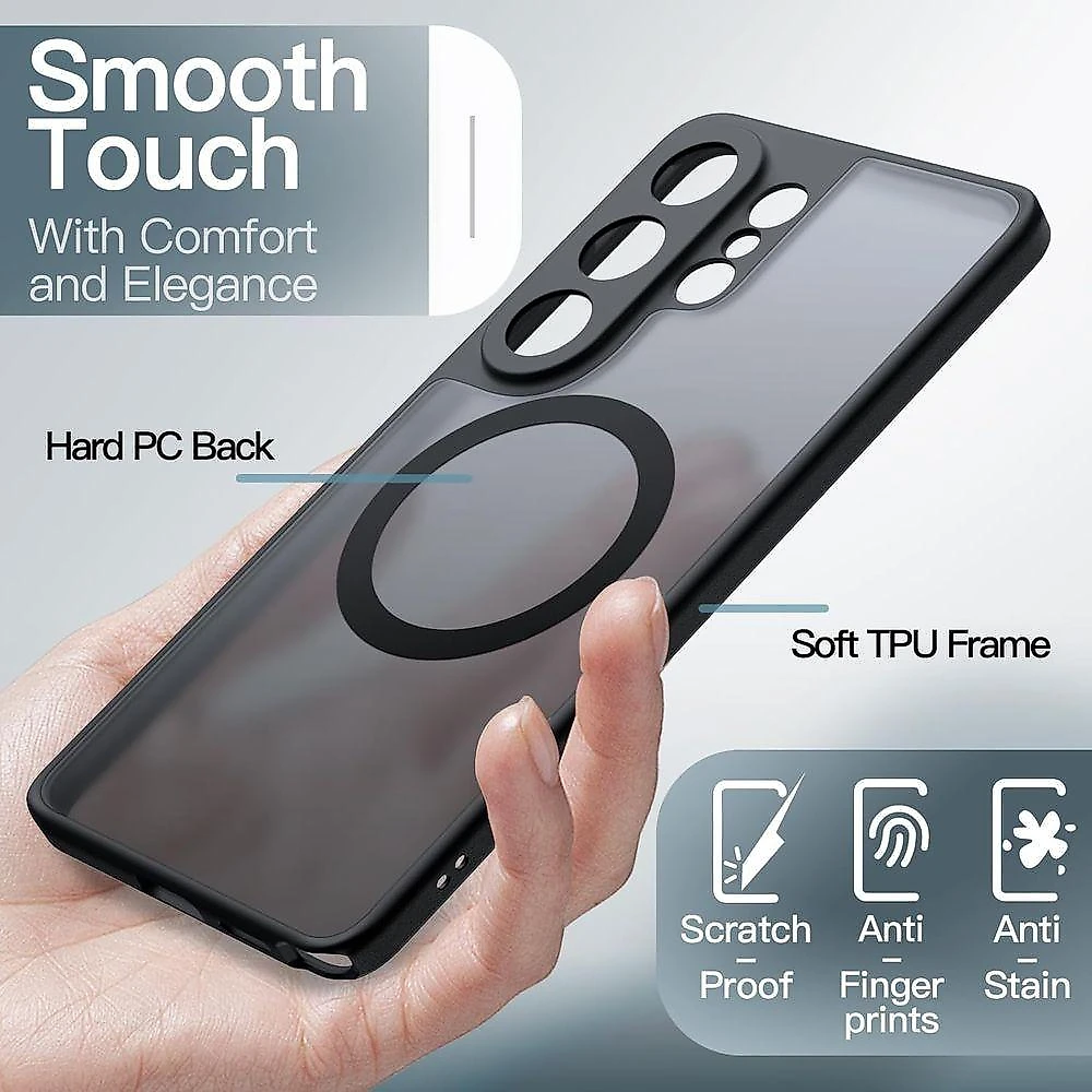 Capa Magnética Samsung Galaxy S25 Ultra Magsaf Luxo Premium