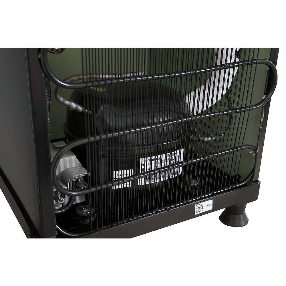 Bebedouro industrial de coluna kx02-c ng 2t bk Água gelada e natural black 110v