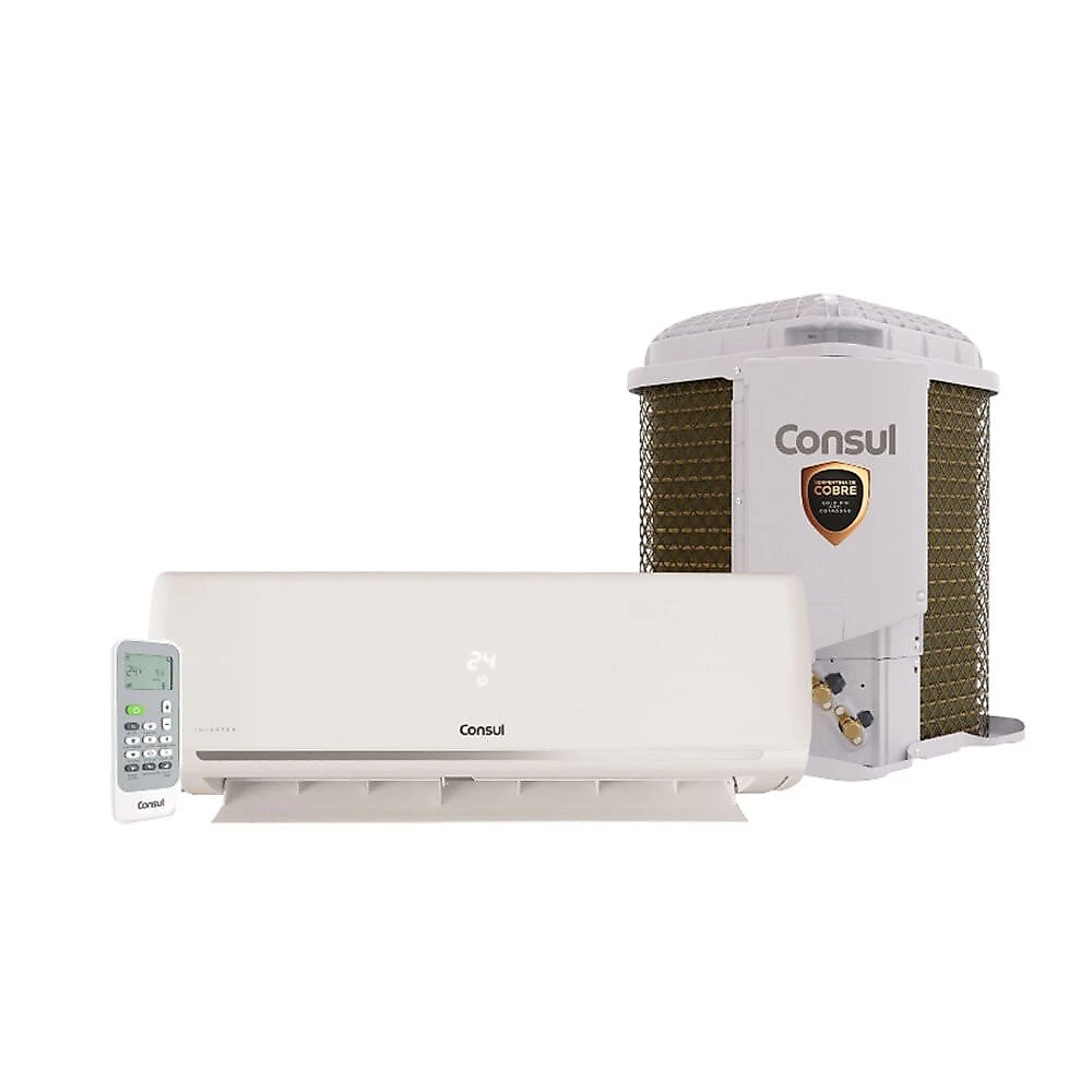 Ar-Condicionado Split CBR09CB Inverter Reverso 9000 BTUS Consul Branco - 220V