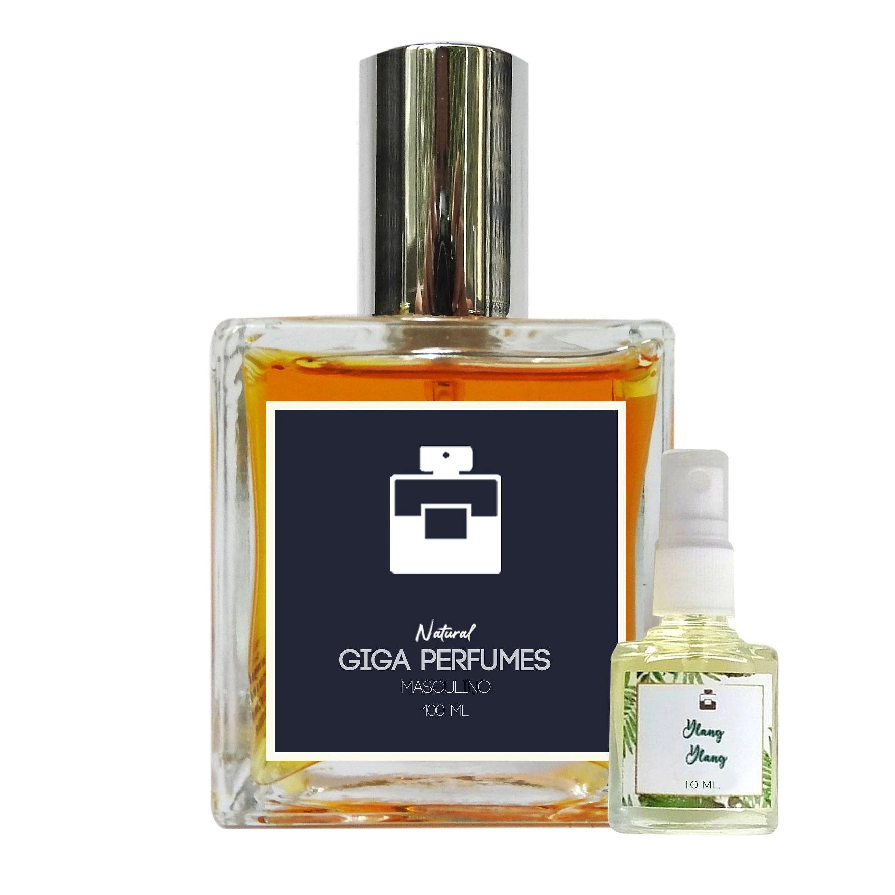 Miniatura Perfume Masculino Cítrico Refrescante 100ml + Mini 10ml