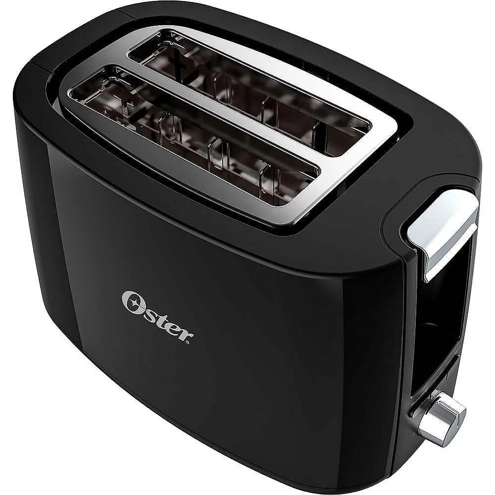 Torradeira elétrica black simple life otor650-220 com 7 níveis de tostagem preto oster