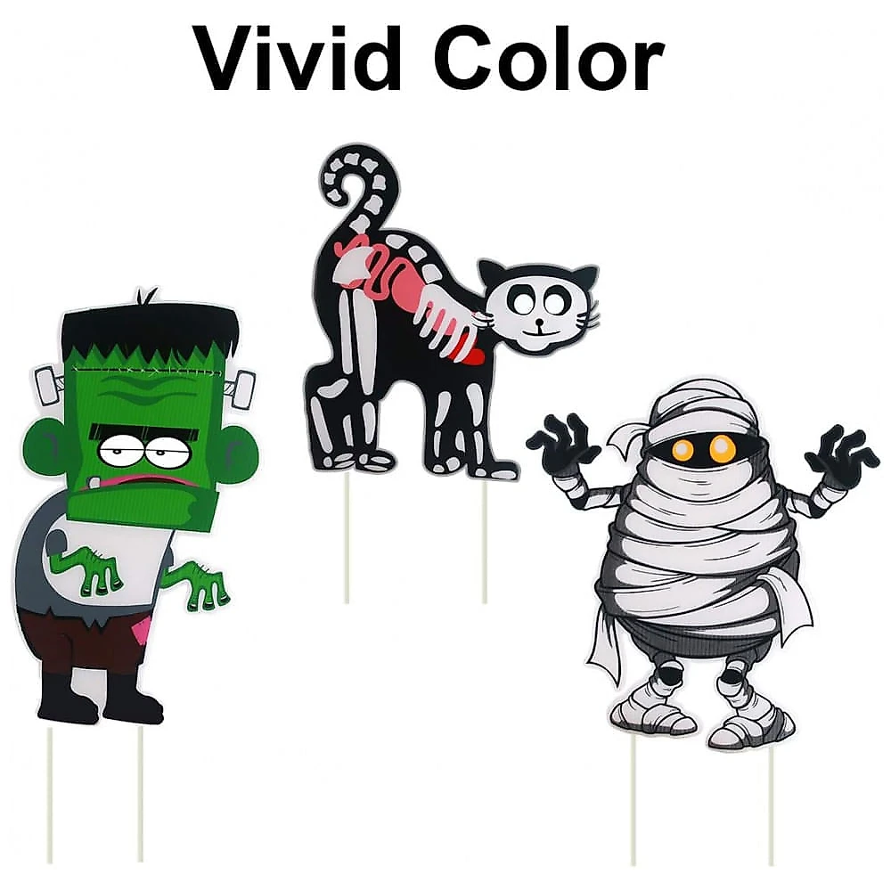 Kit Decoração de Halloween para Quintal com 10 Unidades