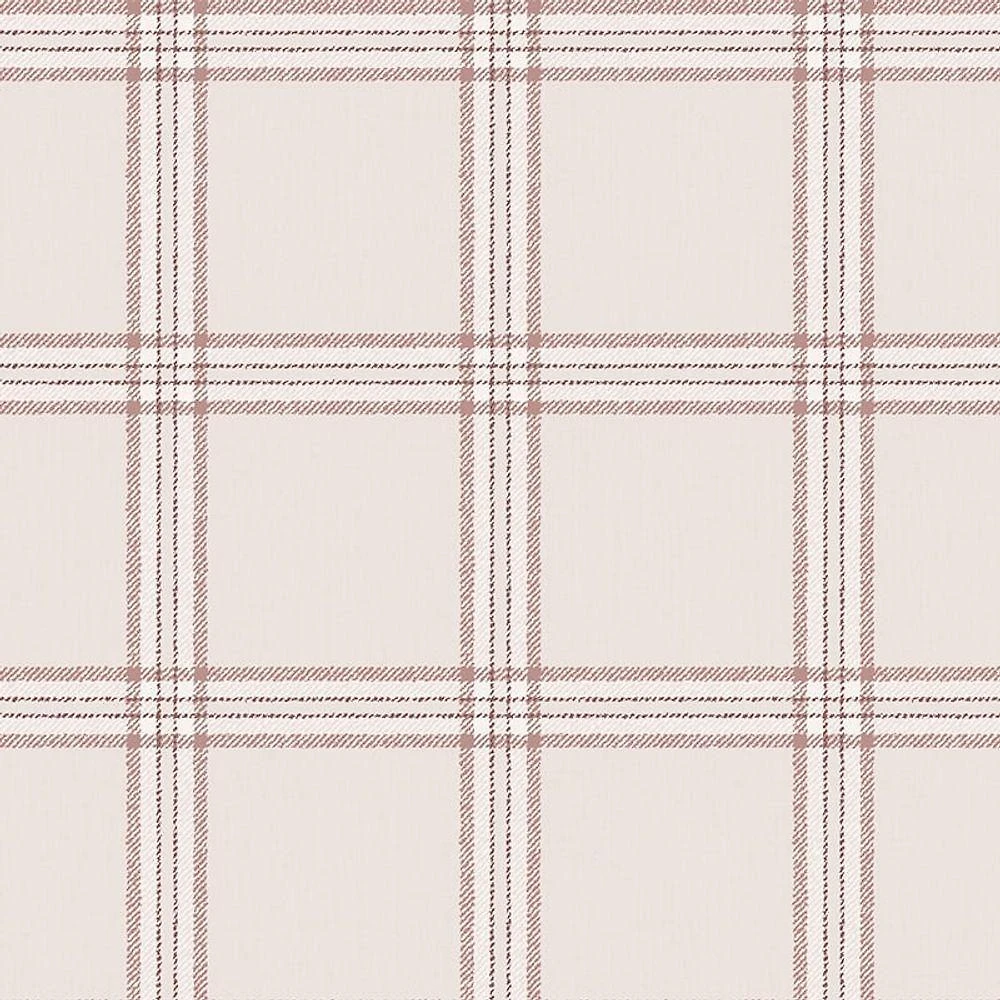 Papel De Parede Top Stripes Xadrez Tartan Cor Rosa