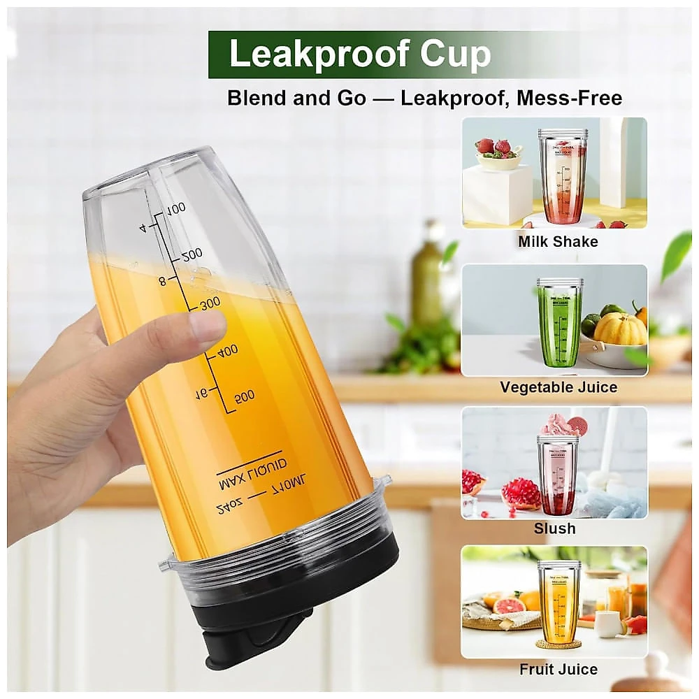 Jarras Reposição 710ml Ninja UBYNID Transparente Compatível BN401 BL450 BL456 BL480 BL2012 BL2013 BN751 BN801 SS101 SS151 (3 Und)