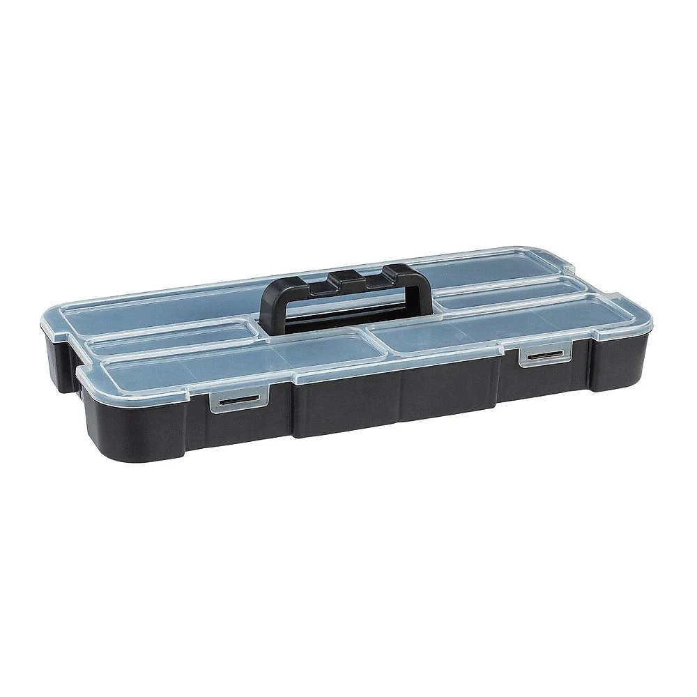 Caixa de Ferramentas Worker com Bandeja Interna Estrutura Reforçada Preto 27.6CM