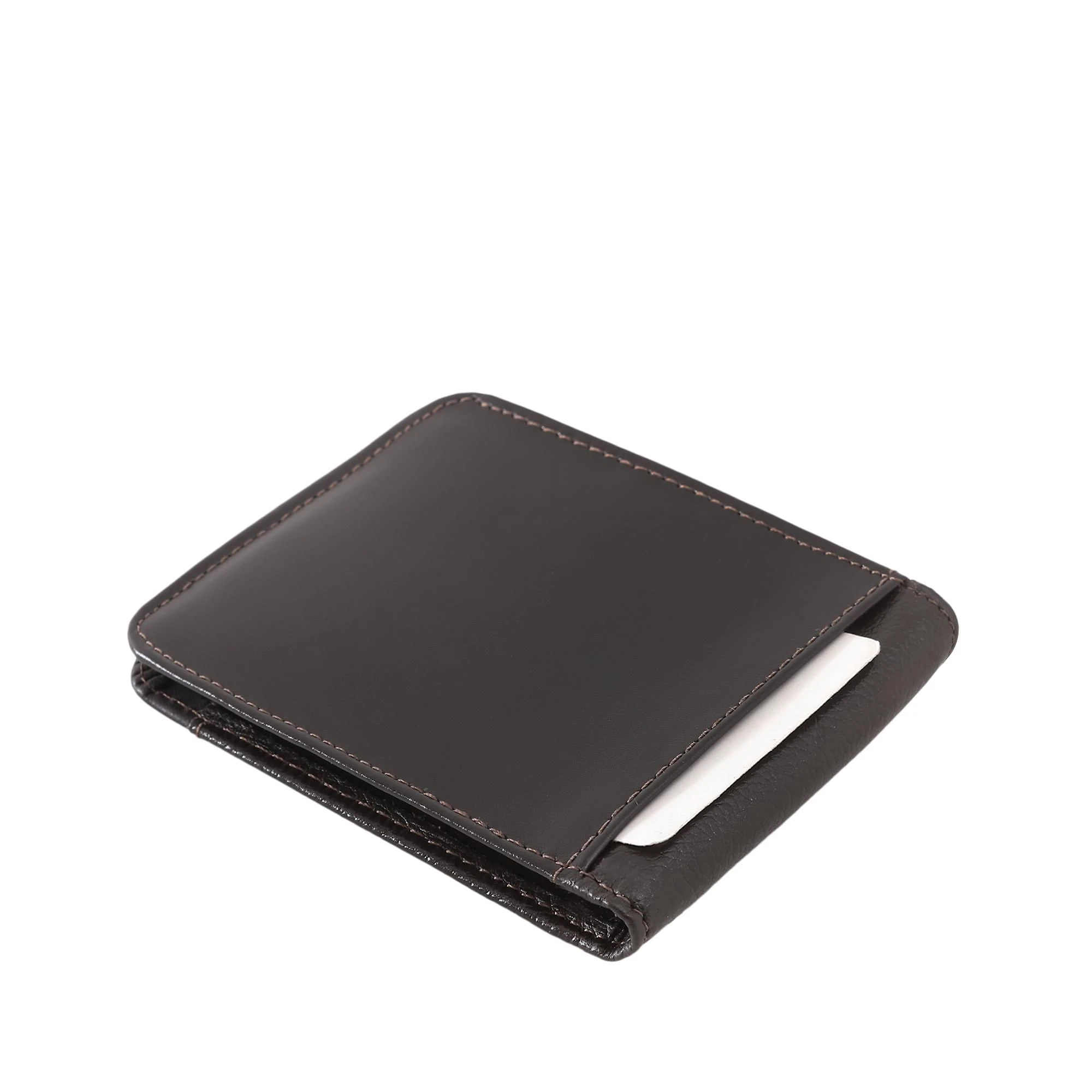 Miniatura Carteira Masculina Couro Legítimo Slim Cnh Cartão M.Art 316
