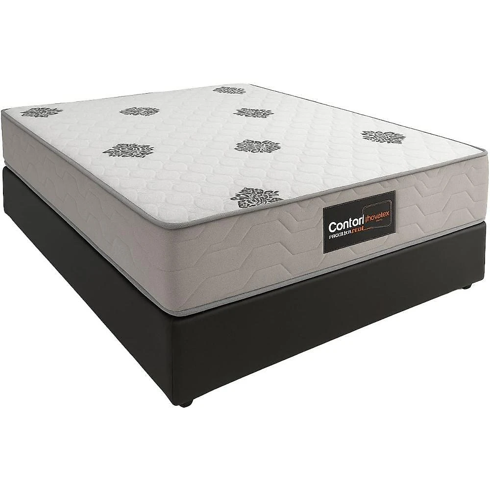 Colchão Solteiro Espuma D28 Anatômico Comfort 88x188x28CM Bege Double Face Inova