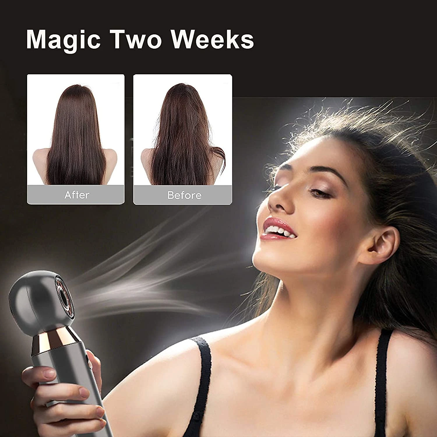 Orlif Secador de Cabelo Profissional e Compacto 800W Cinza
