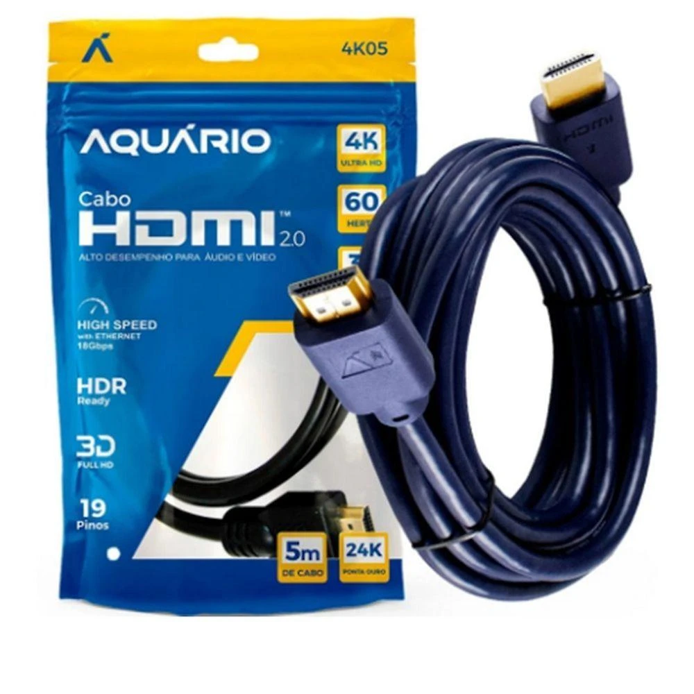 Cabo De Hdmi 1.4 19 Pinos De Qualidade
