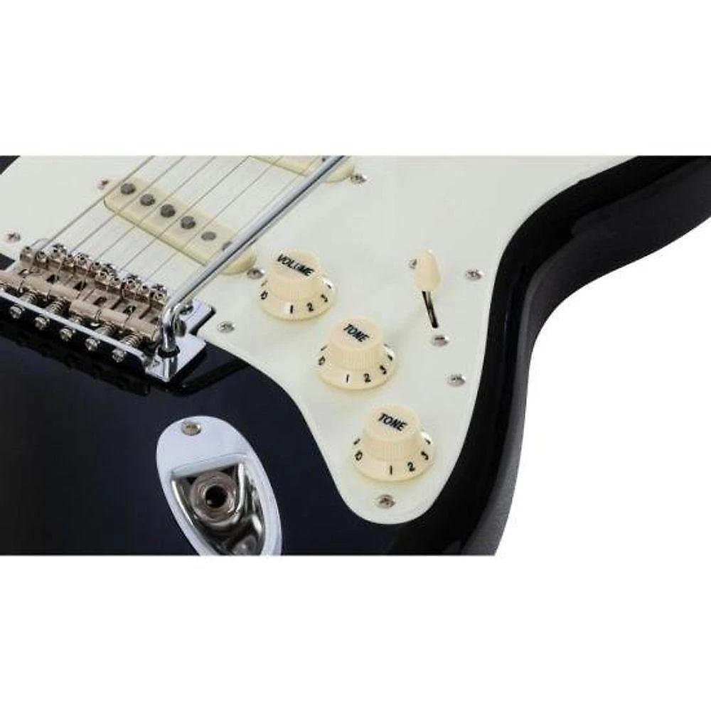 Guitarra Elétrica Aria Pro II STG-57 com Corpo em Alder e Braço Maple Peça Única Black Aria Guitars