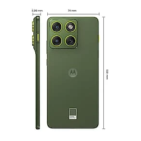 Smartphone Motorola Edge 70 6.7” 256GB 5G Bronze Green + Moto Buds Bass Preto