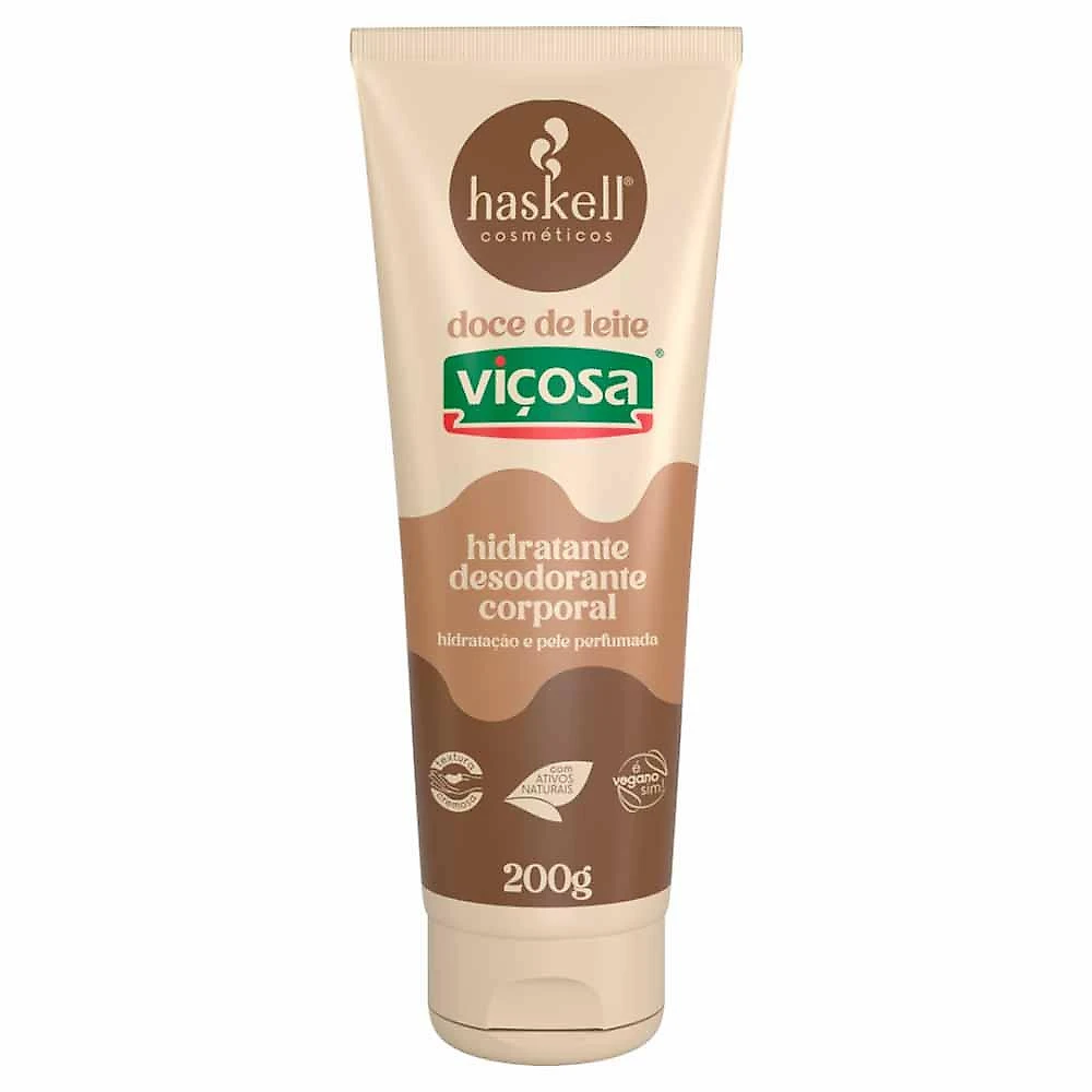 Hidratante desodorante corporal haskell doce de leite 200g