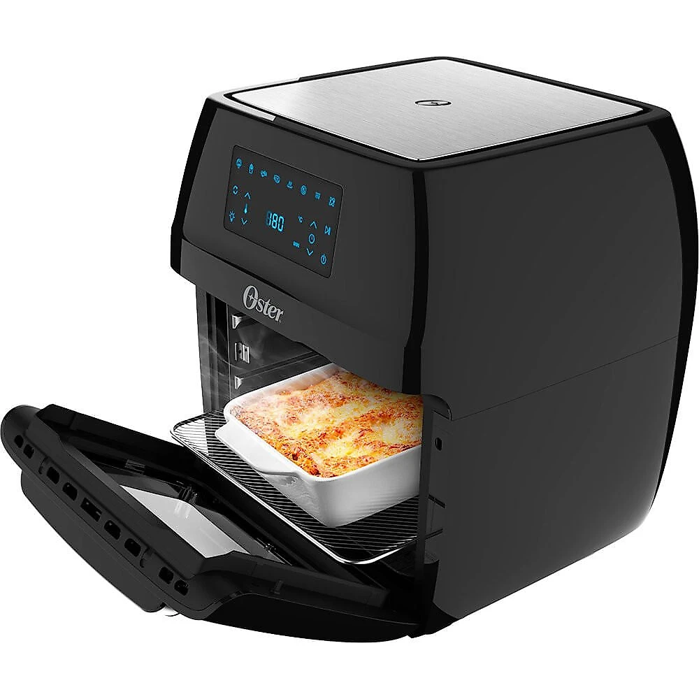 Fritadeira Sem Óleo Oster Oven Fryer 3 em 1, 1800W 12 Litros Preta - OFRT780 Preto - 110V