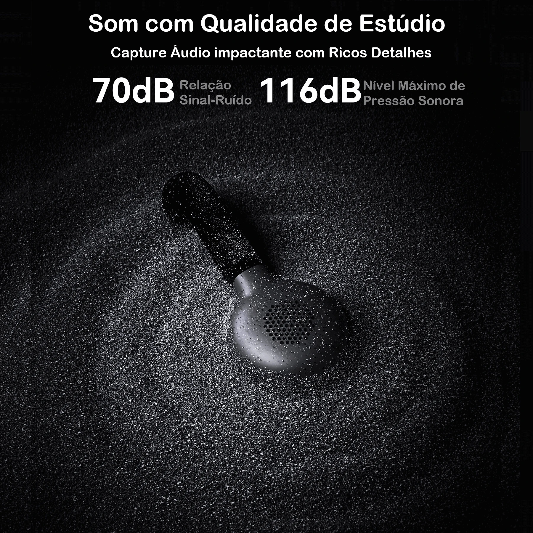 Sistema Microfone Duplo Hollyland LARK M2S Ultimate Combo Wireless para Câmeras e Smartphones USB-C e Lightning