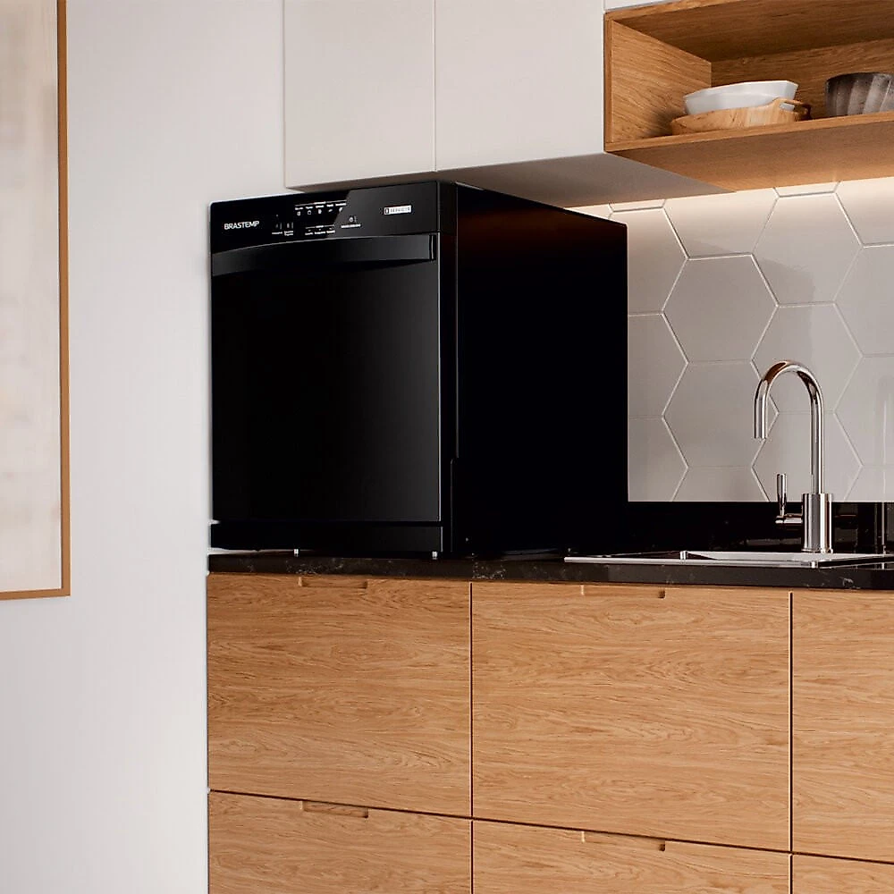Lava Louças Brastemp 8 Serviços Econômica BLF08AE Preto - 110V