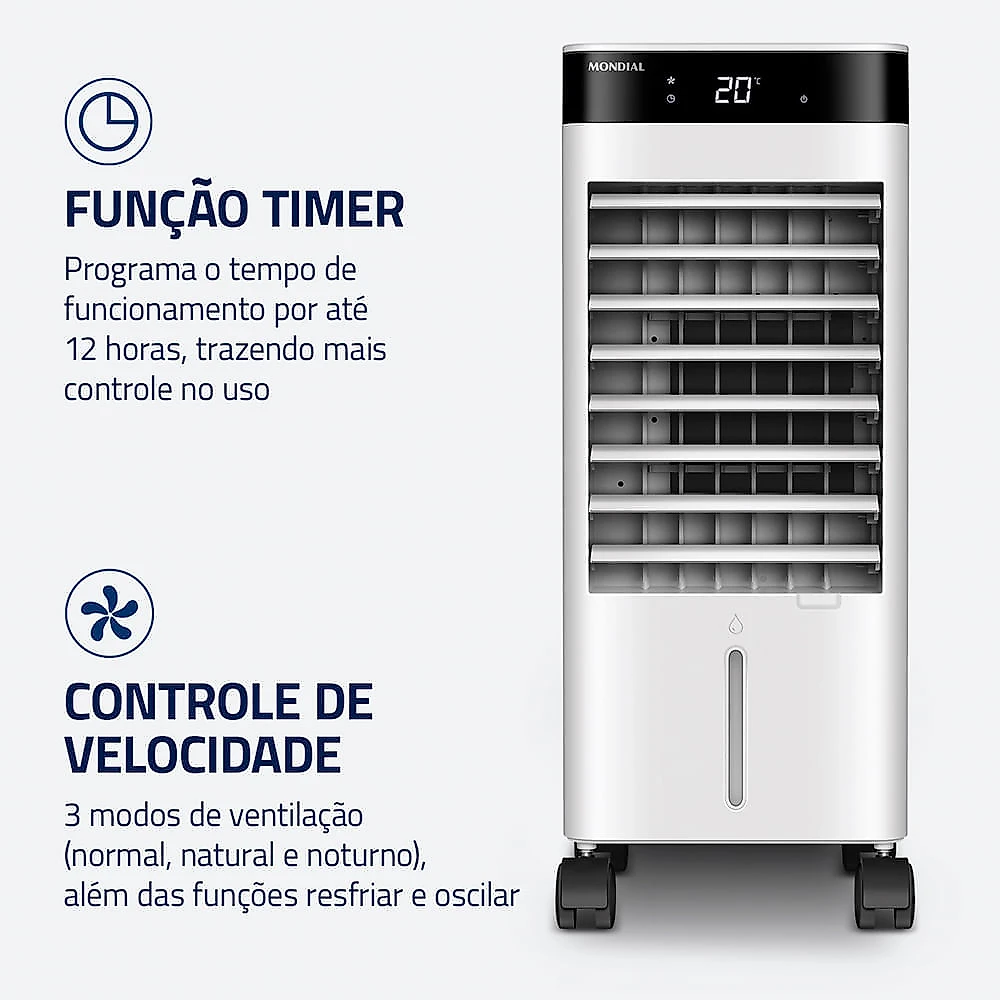 Climatizador Fresh Air Mondial Branco 90W 127V/220V CL-07L 110