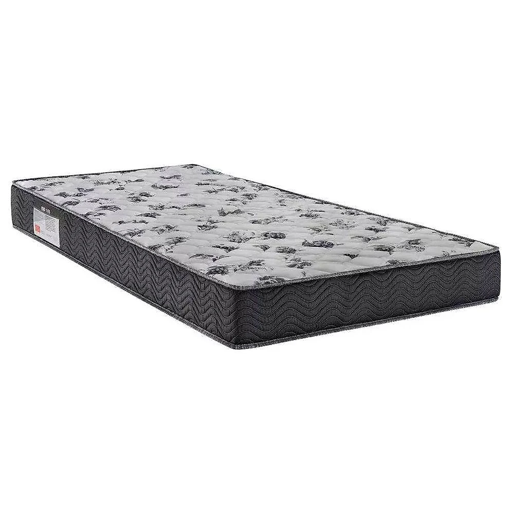 Cama Box Solteiro Suede + Colchão De Espuma D33 - Sereneprime - 88cm marrom