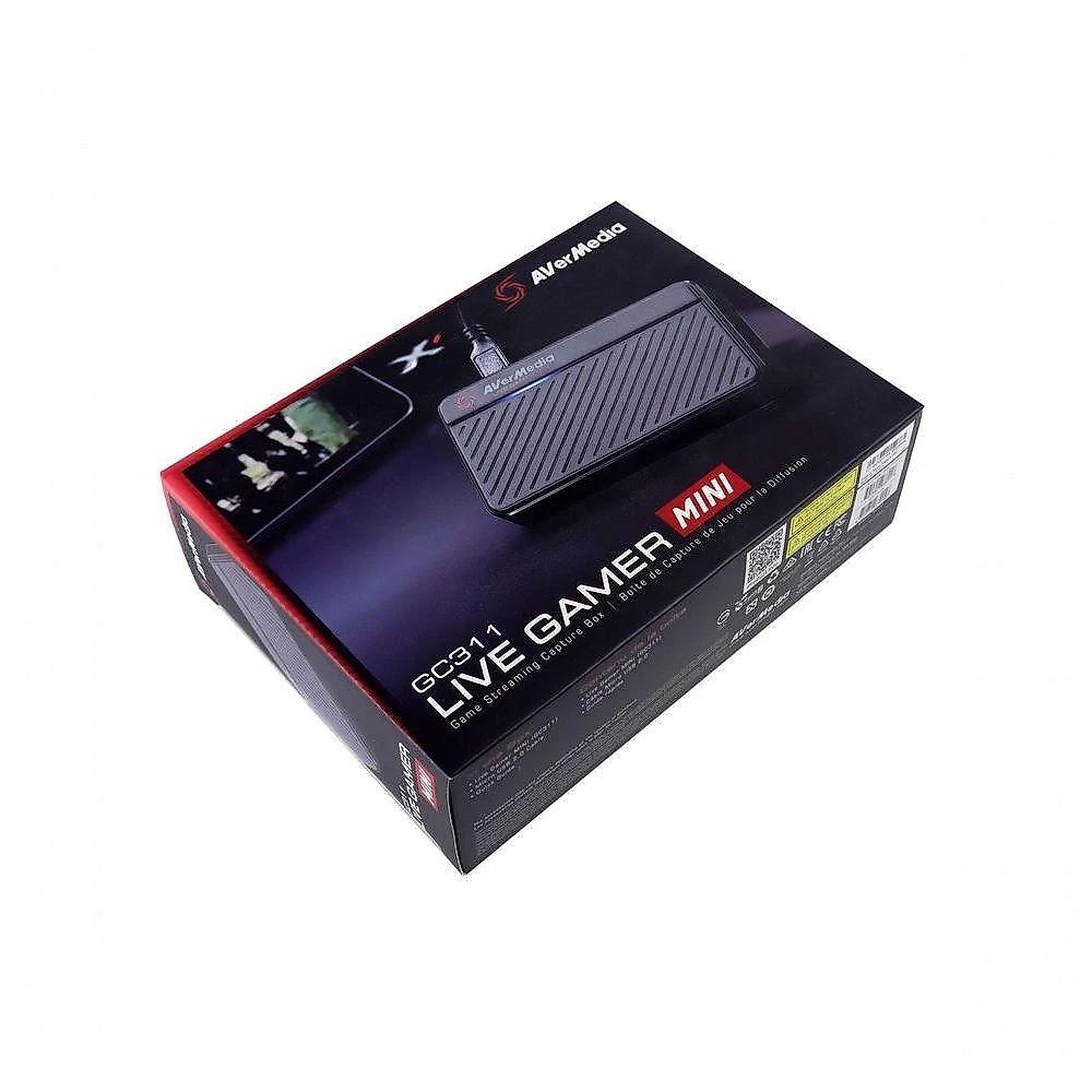Placa de Captura Avermedia Live Gamer Mini GC311 para GPU e Consoles com Codificador H.264 Integrado