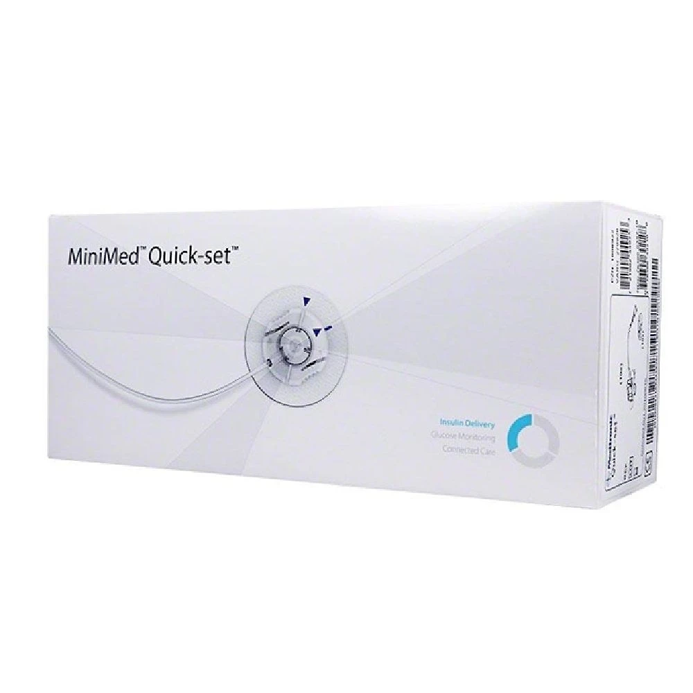 Miniatura Cateter Quick Set Medtronic Cânula 6mm E Tubo 110cm Mmt-398a - 10 Unidades