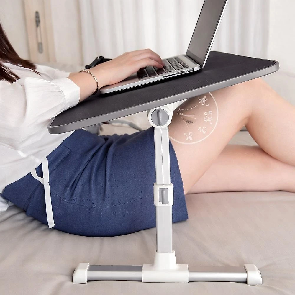 Mesa para Notebook Ajustável Dobrável para Cama e Sofá Preto Yeet