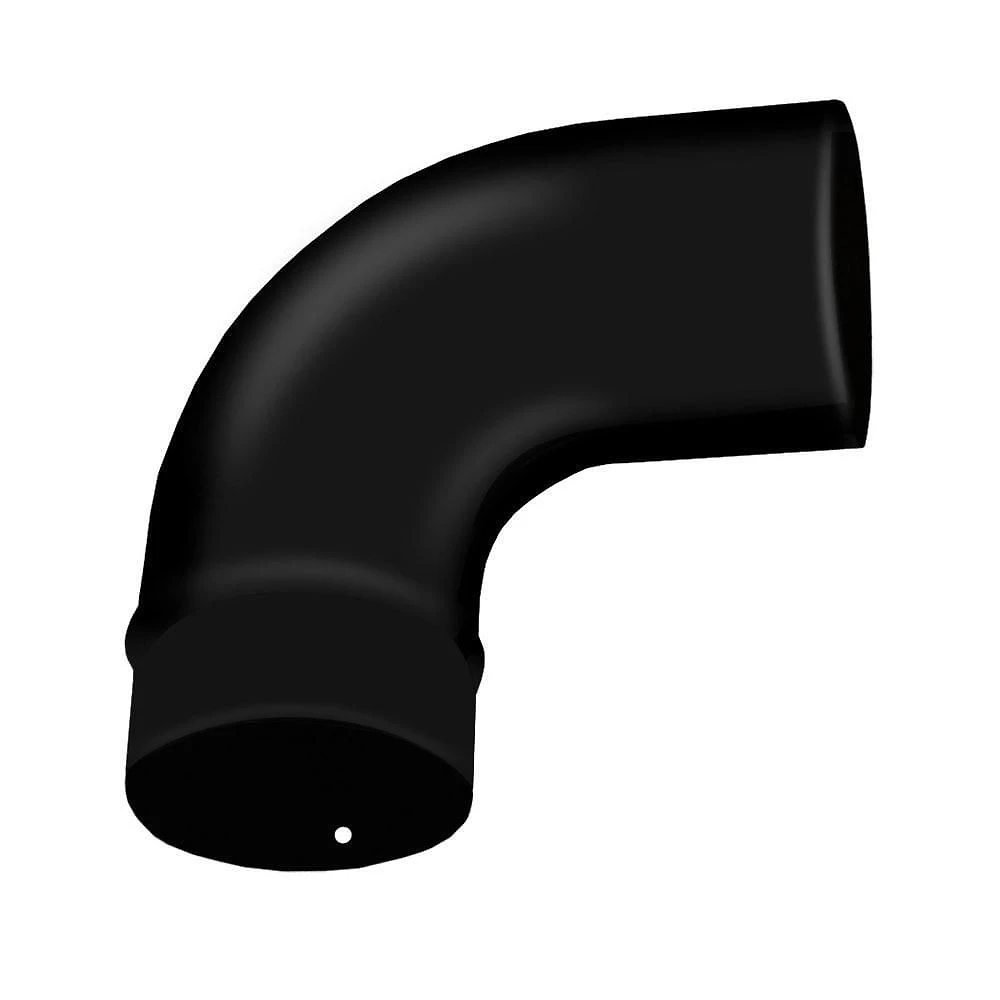 Curva Para Chaminé Venax Esmaltada Preto 110 Mm 7578