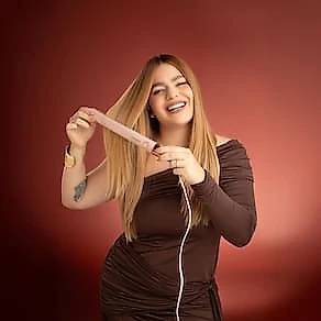 Chapinha | Prancha Britânia BPR04 Linha Viih Tube Titanium 230°C Rosa - Bivolt