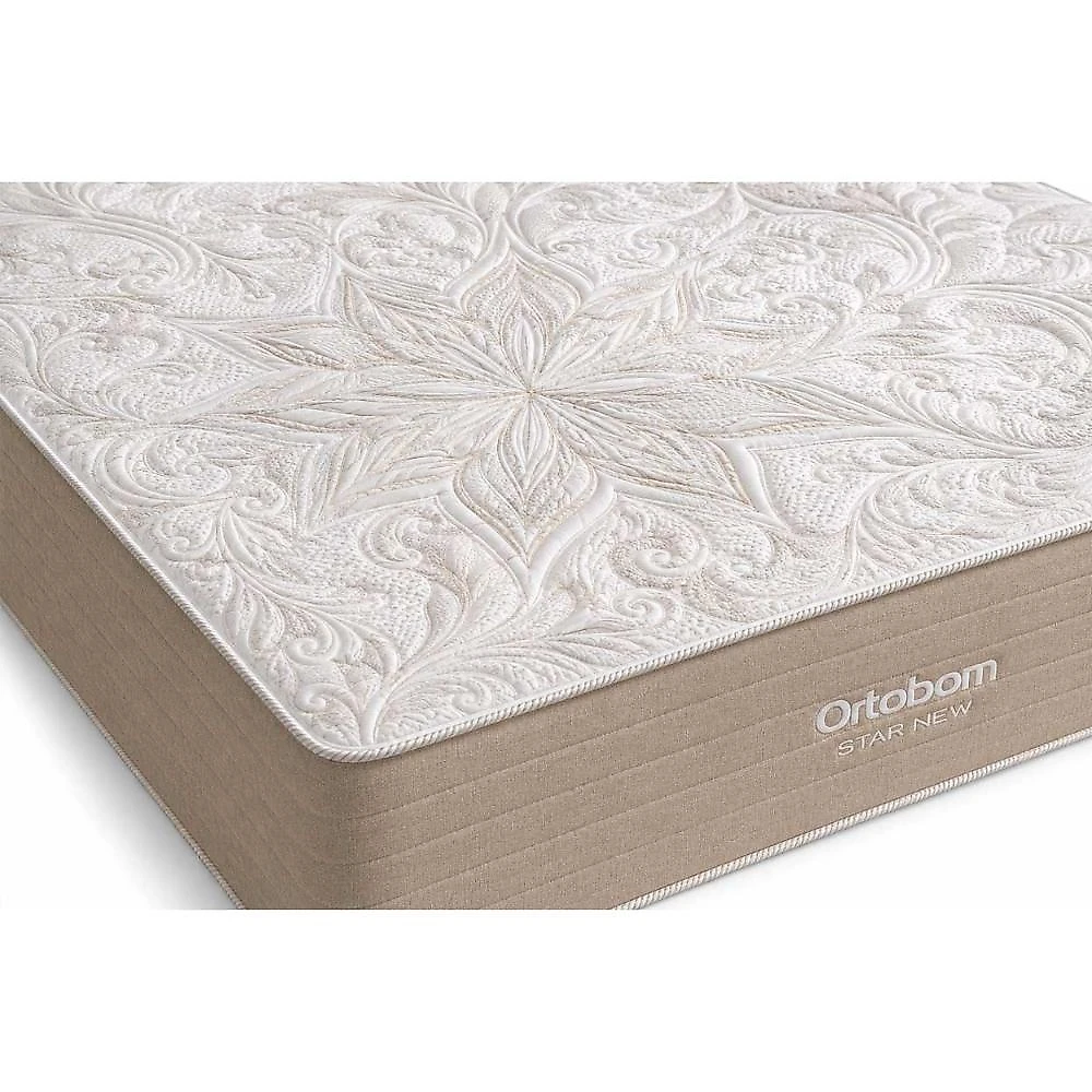 Colchão Casal Molas Ensacadas Star New D26 138x188x38CM Bege Ortobom
