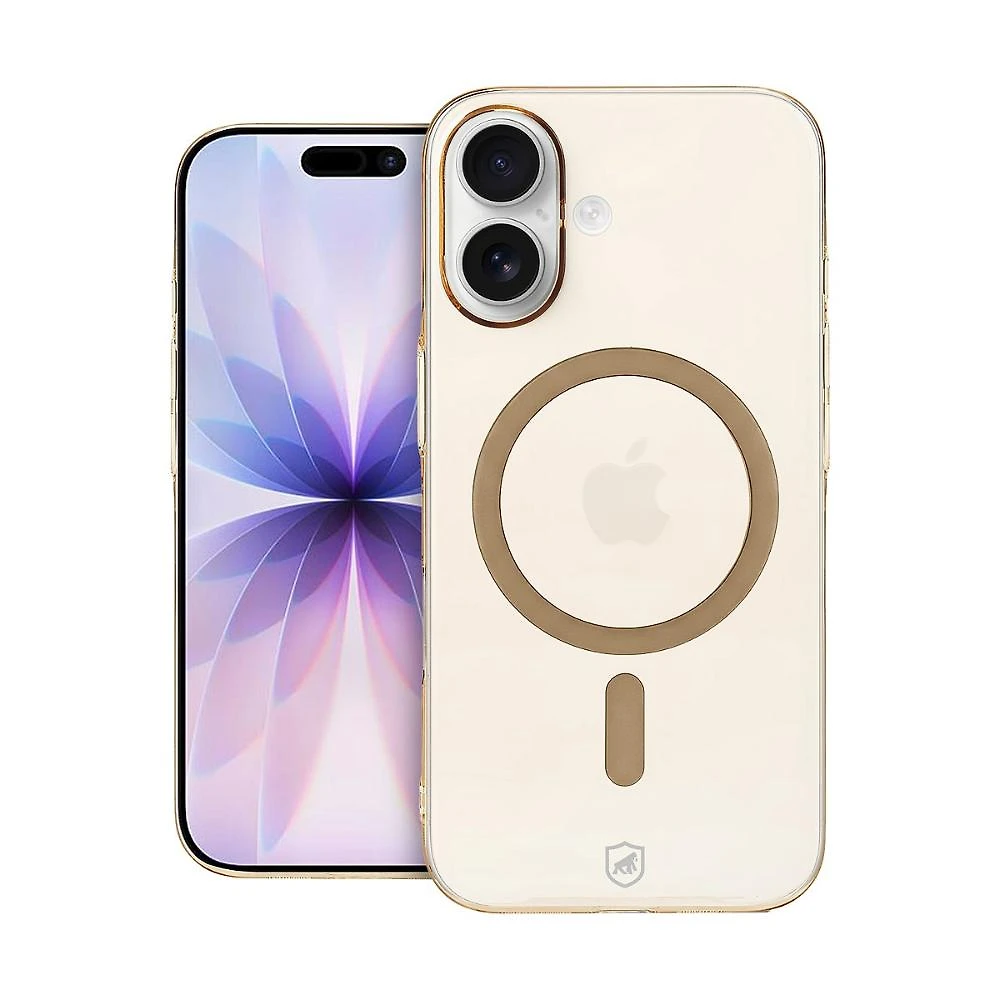 Capa case capinha para iPhone 17 - Crystal Slim Magsafe - NÃO AMARELA - Desert - Gshield