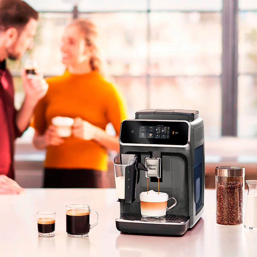 Cafeteira Philips Walita Espresso Superautomática LatteGo Série 2300 Cinza e Preto - EP2330 110