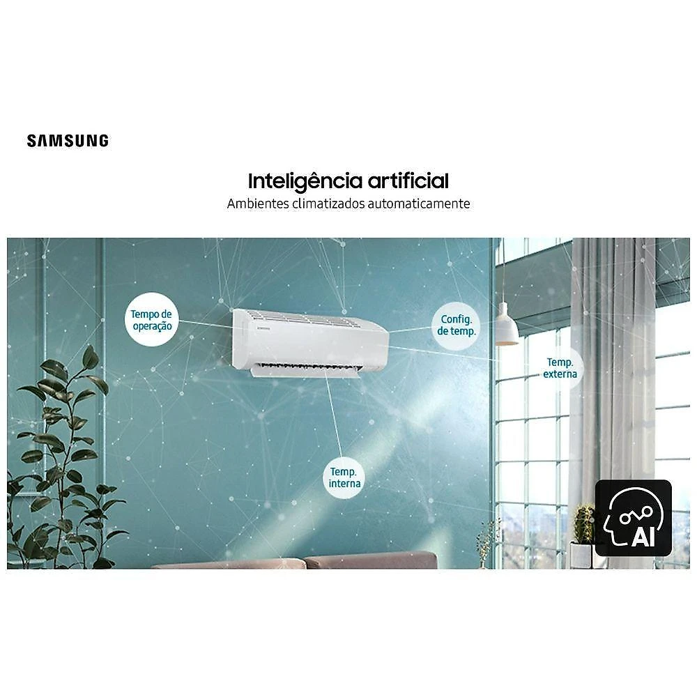 Ar Condicionado Split Samsung 9000 BTUS Frio 220V AR60H09D1