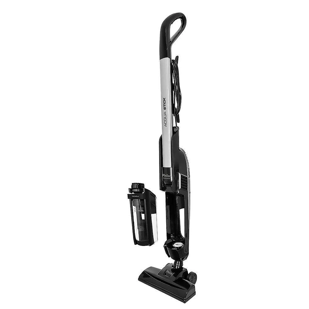 Aspirador de pó e Água vertical philco pas3000 com filtro hepa preto 110v