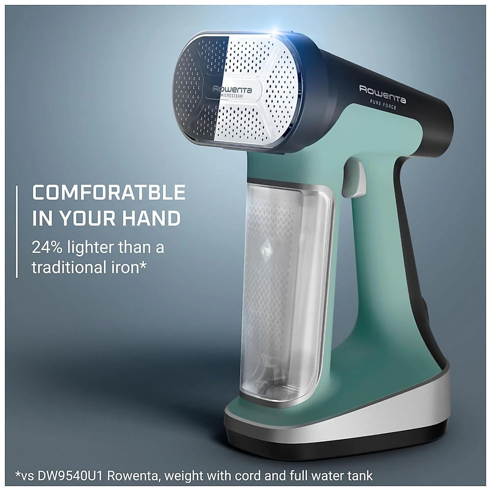 Rowenta Handheld Steamer for Clothes, Ferro a Vapor 2 em 1 Pure Force de 1875W, Vaporização Vertical e Horizontal, Leve e Seguro