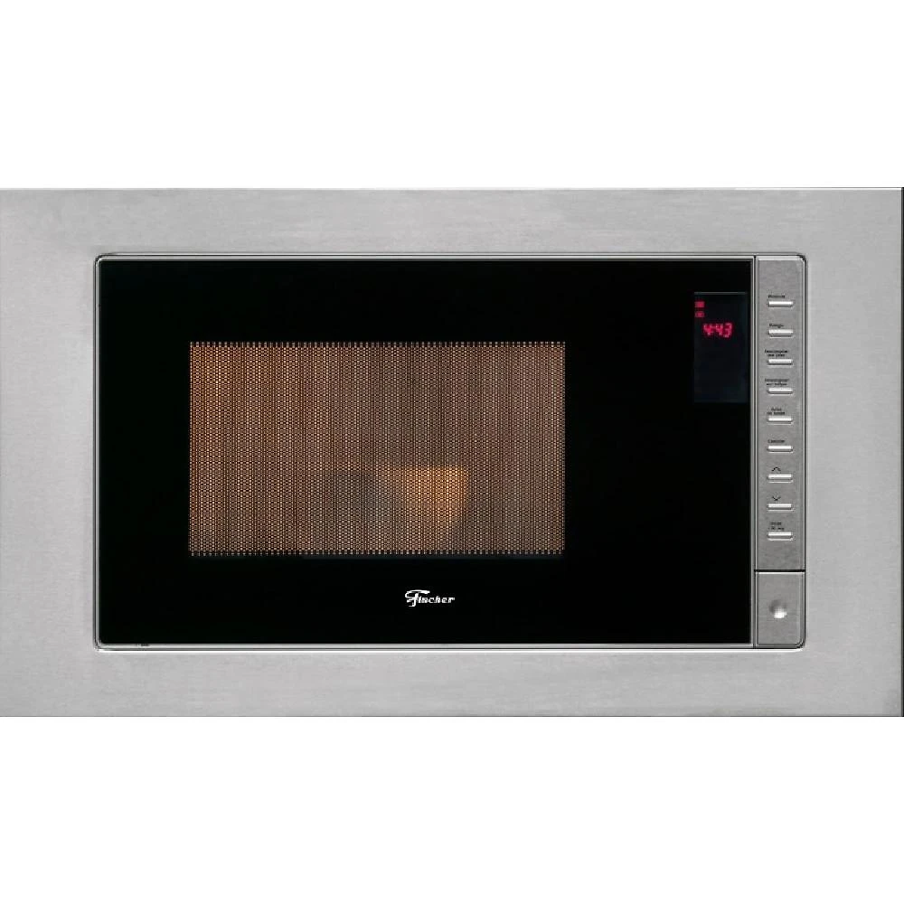 Micro-ondas de Embutir Fischer Fit Line, 25 litros, Moldura Inox 