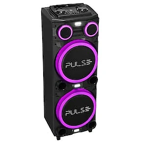 Caixa de Som Torre Multilaser Pulse Double SP516 Bluetooth 2700W RMS Luz LED Bivolt