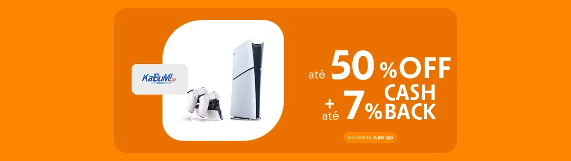 KABUM com até 7% de cashback