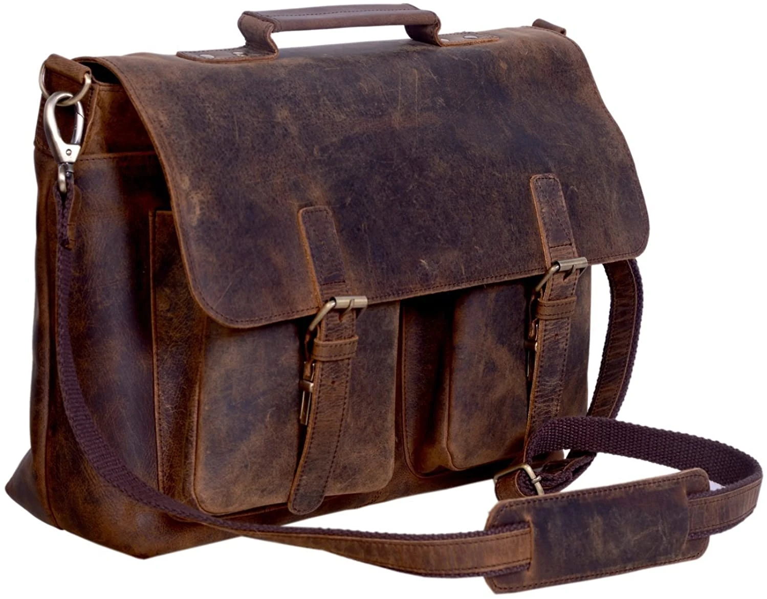 KomalC Bolsas para Laptop de Couro 45 cmUnissex