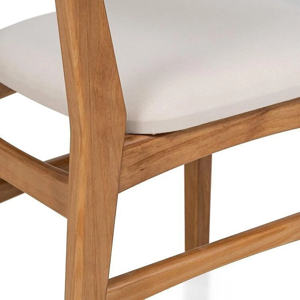 Conjunto Mesa de Jantar Redonda Madeira Maciça com 4 Cadeiras Estofadas Olmo Mel Mel