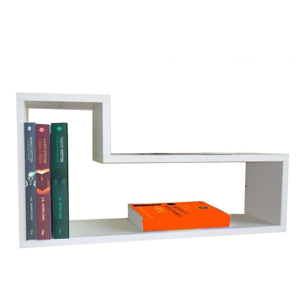 Prateleira Nicho [F031] em Formato l em MDF 100% de Reflorestamento Branco