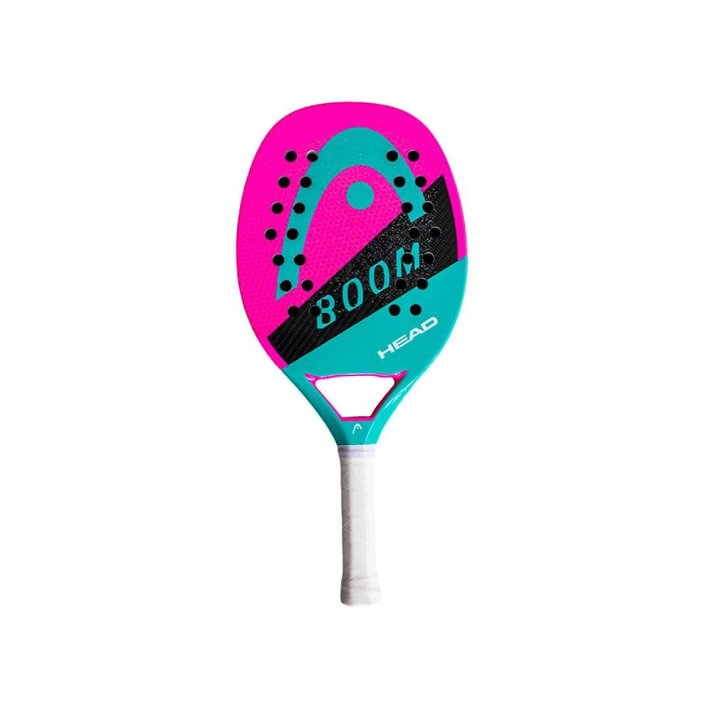 Raquete beach tennis head boom rosa e menta