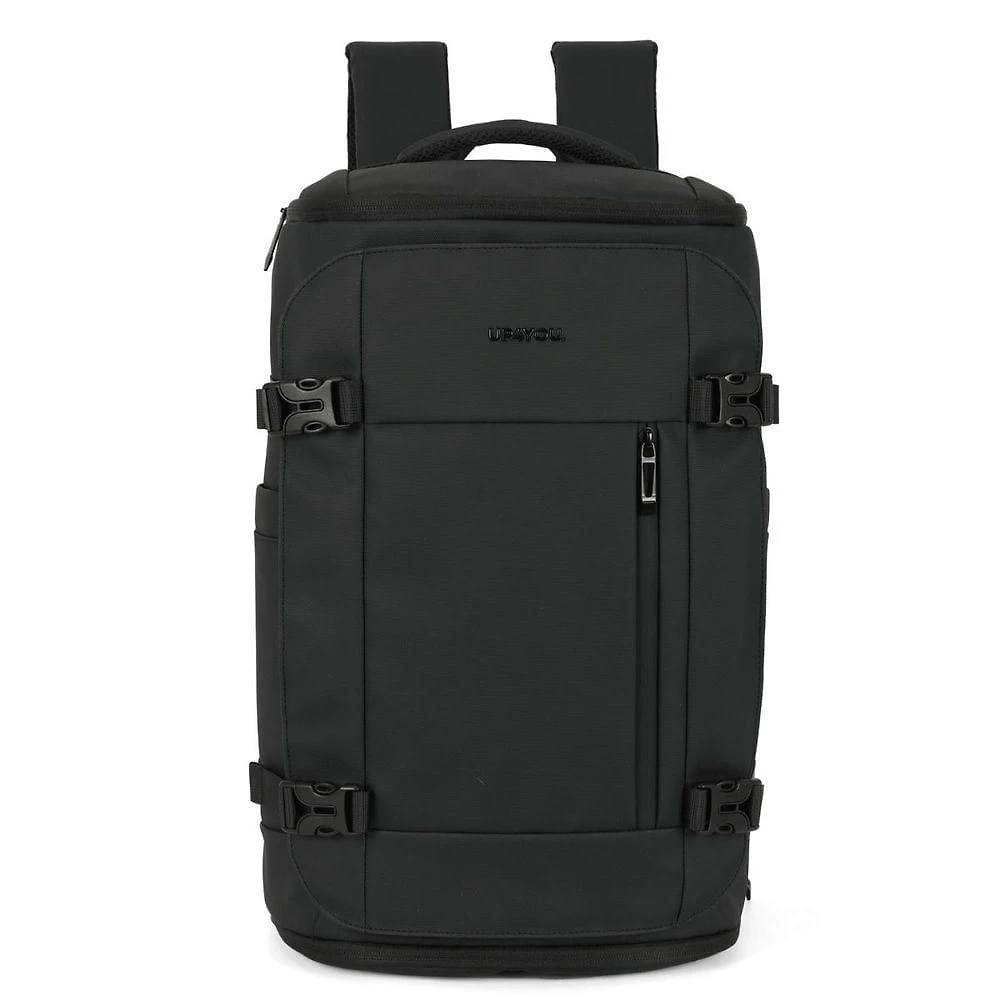 Mochila para Notebook Up4you Pu Impermeável Porta Calçados 25L Preto Executiva