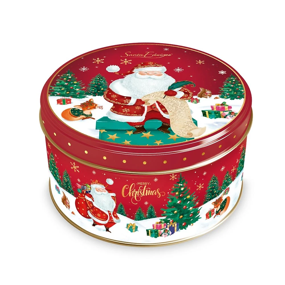 Butter Cookies Santa Edwiges Merry Christmas Lata Sortida 150g
