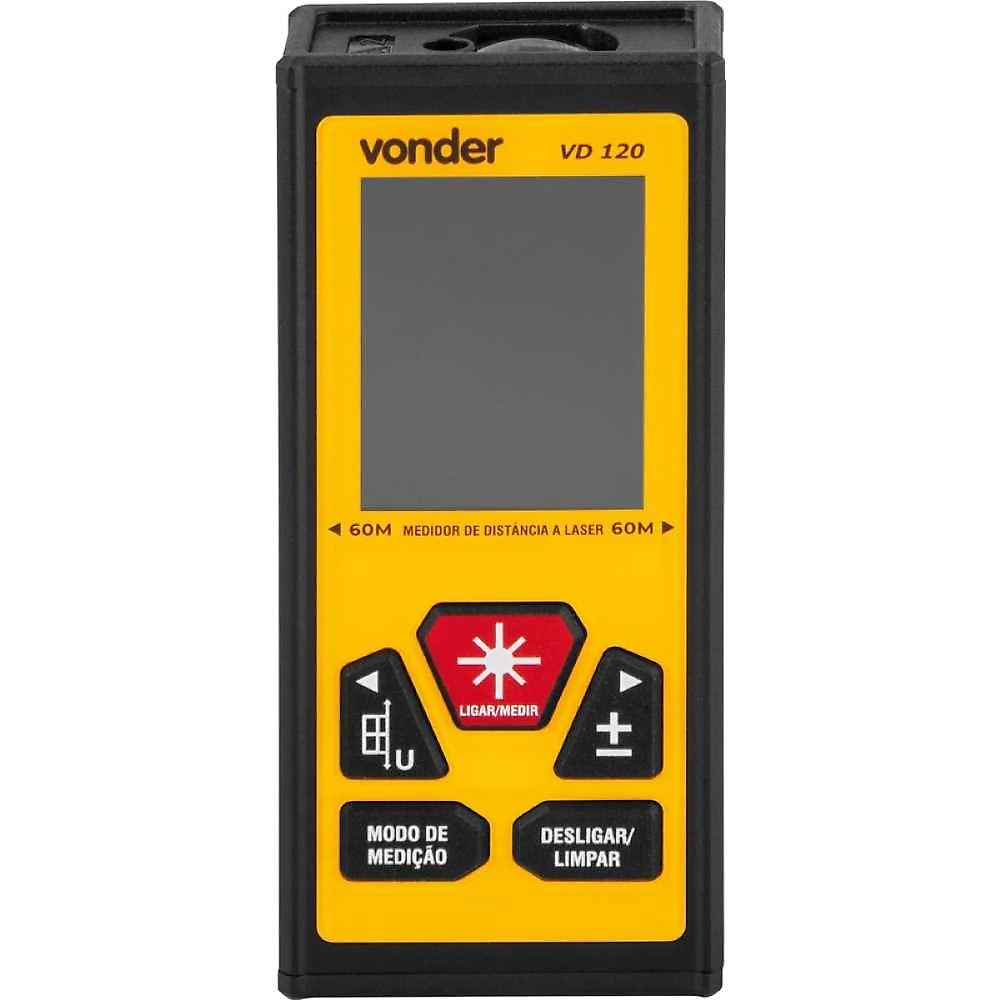 Medidor laser distância 120m bilateral vonder vd120 precisão